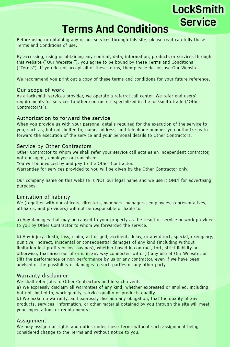 Highland Park PA Locksmith Store, Highland Park, PA 412-929-0442 - terms-ls